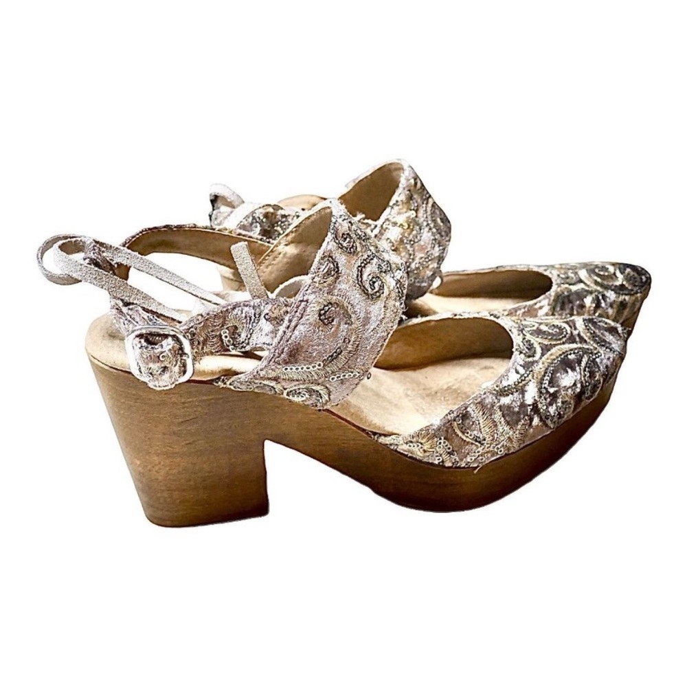 Free People Monaco Velvet Sequin Clog